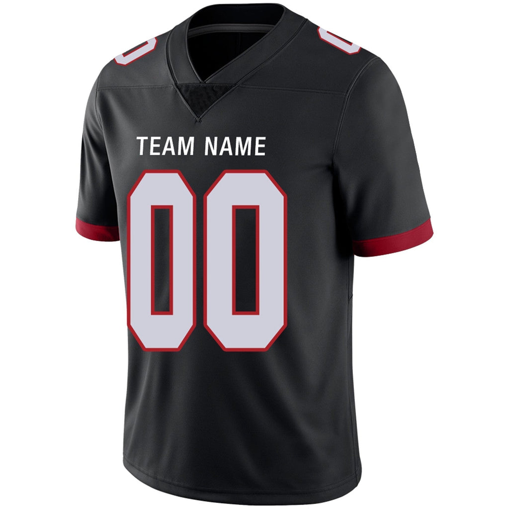 Custom Team Player or Personalized Design Your Own Name for Men's Women's Youth Jerseys Red Football Jerseys