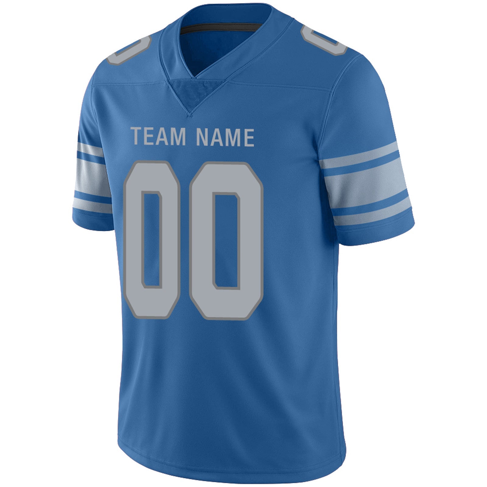 Custom Football Jersey Team Player or Personalized Design Your Own Name for Men's Women's Youth Jerseys Blue