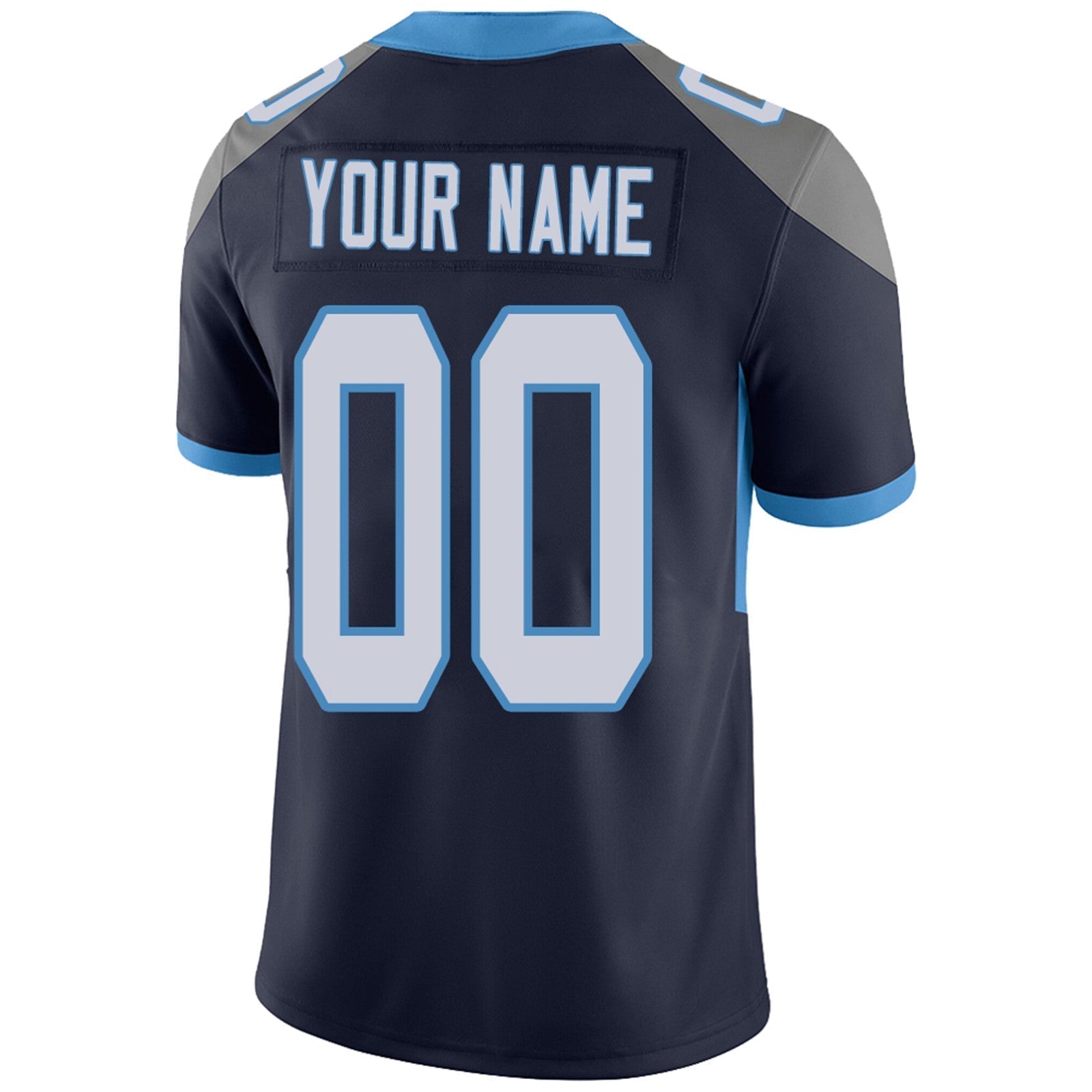 Custom Football Jerseys Team Player or Personalized Design Your Own Name for Men's Women's Youth Jerseys Navy