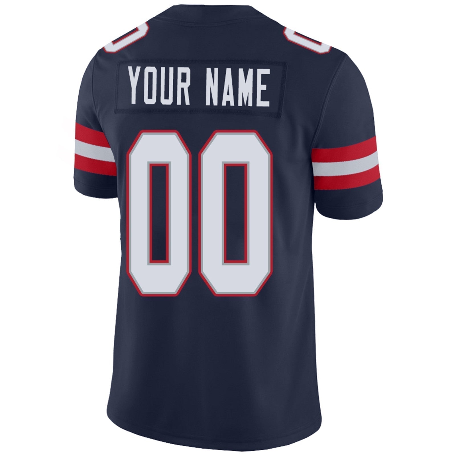 Custom Football Jerseys Team Player or Personalized Design Your Own Name for Men's Women's Youth Jerseys Navy
