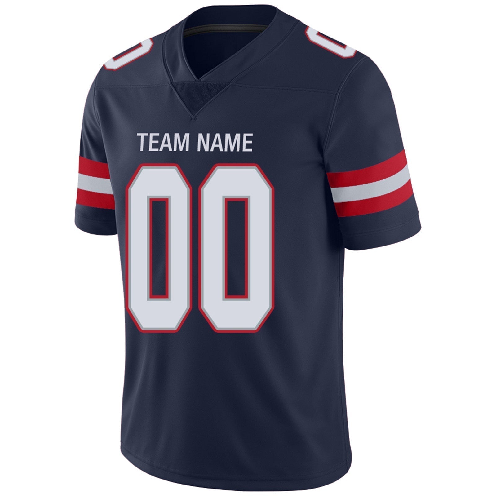 Custom Football Jerseys Team Player or Personalized Design Your Own Name for Men's Women's Youth Jerseys Navy
