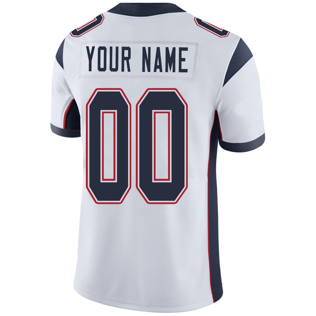 Custom Football Jerseys Team Player or Personalized Design Your Own Name for Men's Women's Youth Jerseys Navy