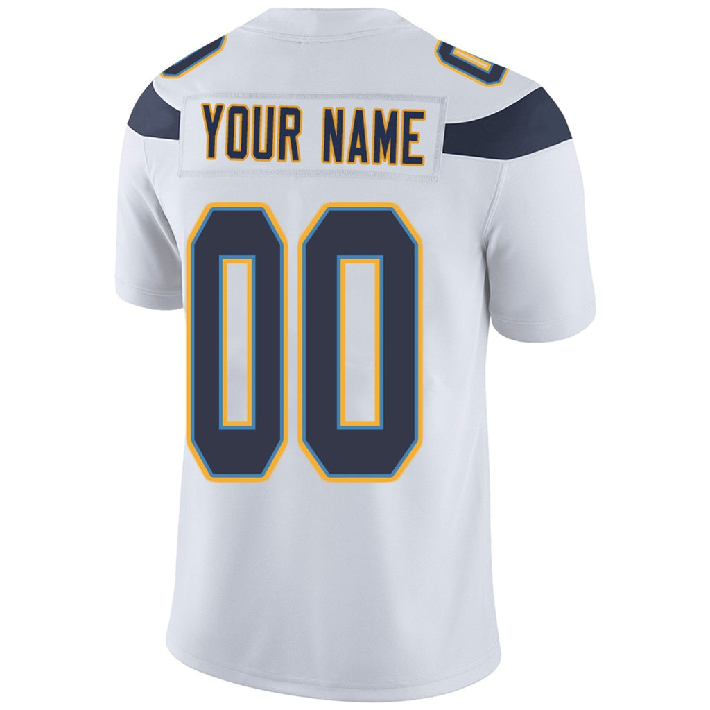 Custom Football Jerseys Team Player or Personalized Design Your Own Name for Men's Women's Youth Jerseys Navy