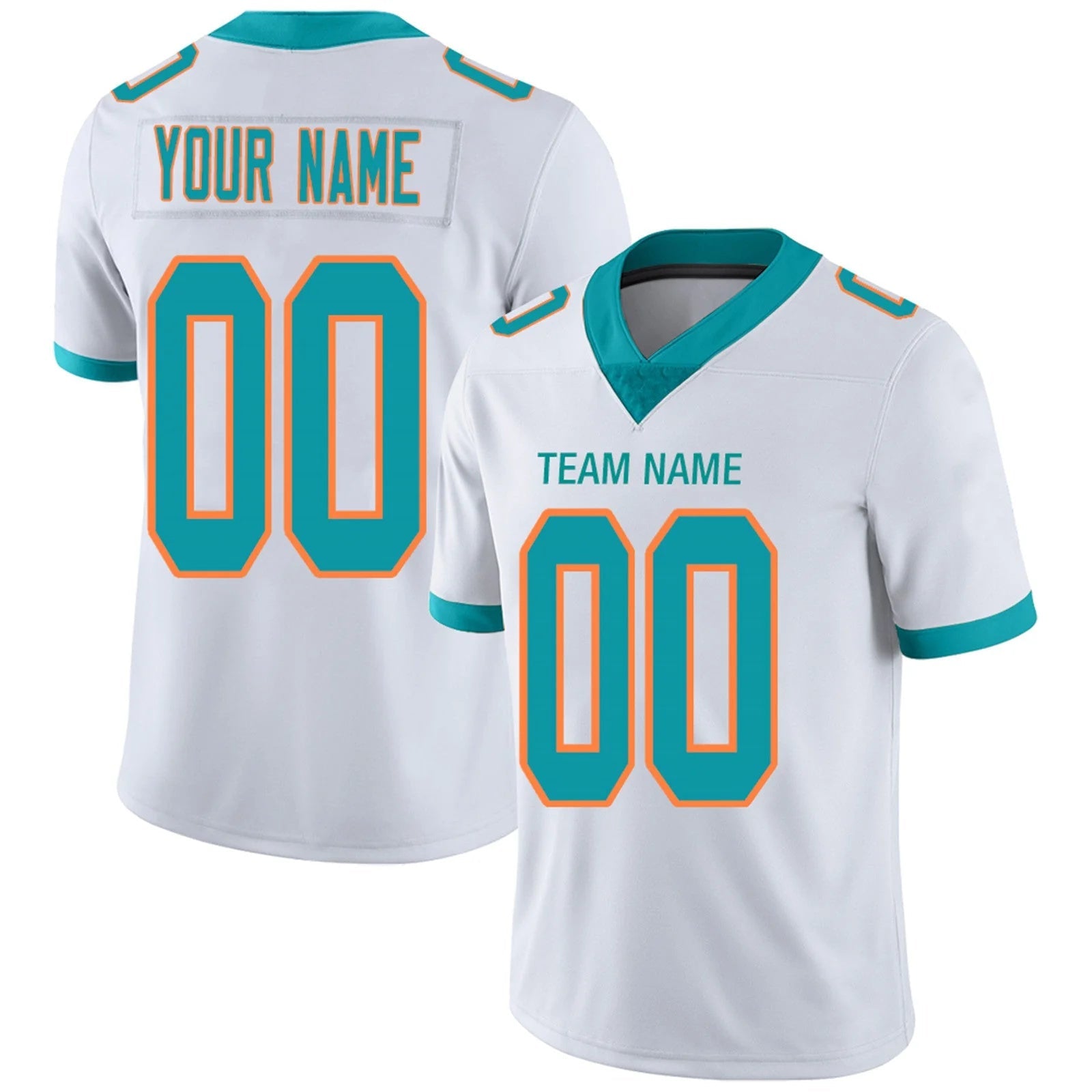 Custom Football Jerseys Team Player or Personalized Design Your Own Name for Men's Women's Youth Jerseys